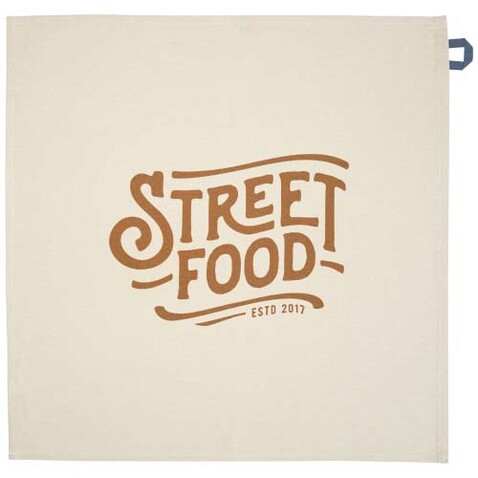 Alora 200 g/m² Küchenhandtuch aus recycelter Baumwolle, eisblau bedrucken, Art.-Nr. 11332650 Alora 200 g/m² Küchenhandtuch aus recycelter Baumwolle, eisblau bedrucken, Art.-Nr. 11332650