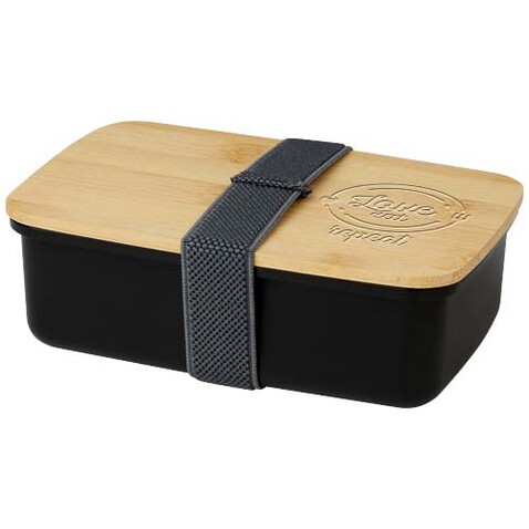 Mangi 500 ml Lunchbox, schwarz bedrucken, Art.-Nr. 11336990