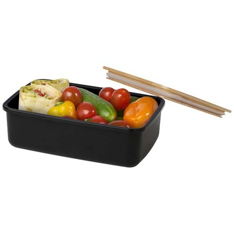 Mangi 500 ml Lunchbox, schwarz bedrucken, Art.-Nr. 11336990