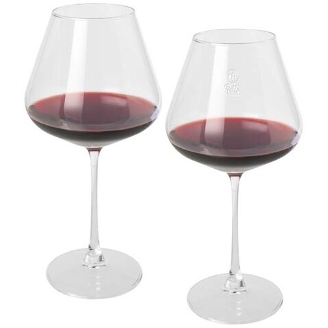 Rosso 2-tlg. Weinglas Set, transparent bedrucken, Art.-Nr. 11339001