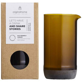 Originalhome 430 ml Wasserkaraffe, braun bedrucken, Art.-Nr. 11340771