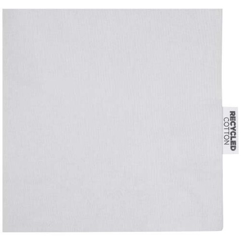 Odessa 220 g/m² Baumwoll Tragetasche aus GRS recycelter Baumwolle 40L, weiss bedrucken, Art.-Nr. 12073401
