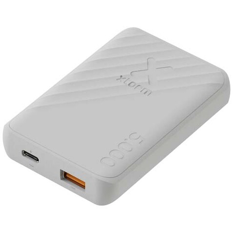 Xtorm XG205 Go2 12 W 5000 mAh Schnelllade-Powerbank, weiss bedrucken, Art.-Nr. 12440901