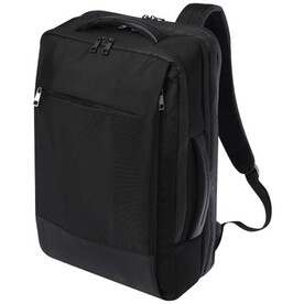 Expedition Pro 35L, 17&amp;quot; GRS recycelter erweiterbarer Laptop-Rucksack, schwarz bedrucken, Art.-Nr. 13005790