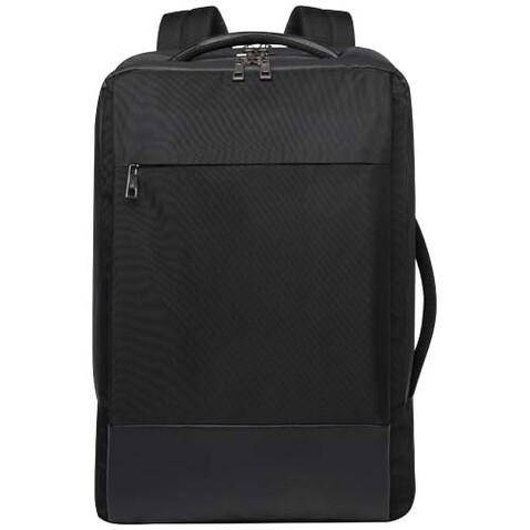 Expedition Pro 35L, 17&quot; GRS recycelter erweiterbarer Laptop-Rucksack, schwarz bedrucken, Art.-Nr. 13005790