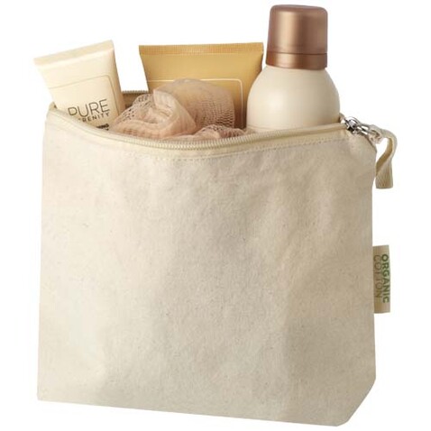 Orissa 180 g/m² Kosmetiktasche aus Bio-Baumwolle 1L, natur bedrucken, Art.-Nr. 13006206