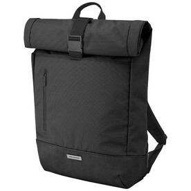 Moleskine Metro Rolltop Rucksack, schwarz bedrucken, Art.-Nr. 13007390