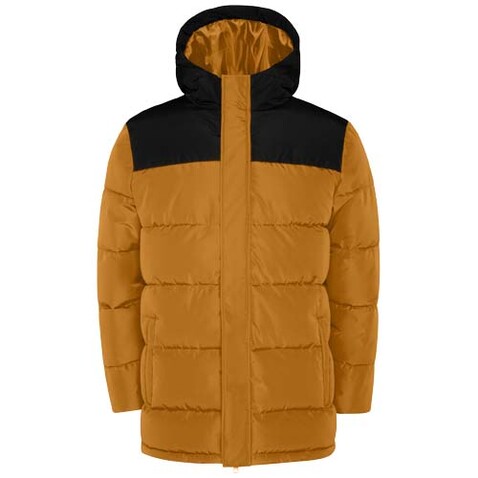 Tallin Steppjacke für Kinder, Curry Yellow, schwarz bedrucken, Art.-Nr. K5075C1H