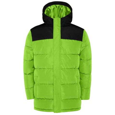 Tallin Steppjacke für Kinder, limone, schwarz bedrucken, Art.-Nr. K5075C2H