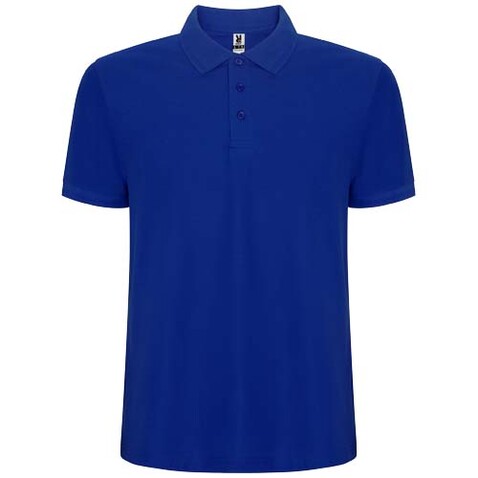 Pegaso Premium Poloshirt für Herren, blau bedrucken, Art.-Nr. R66094T2