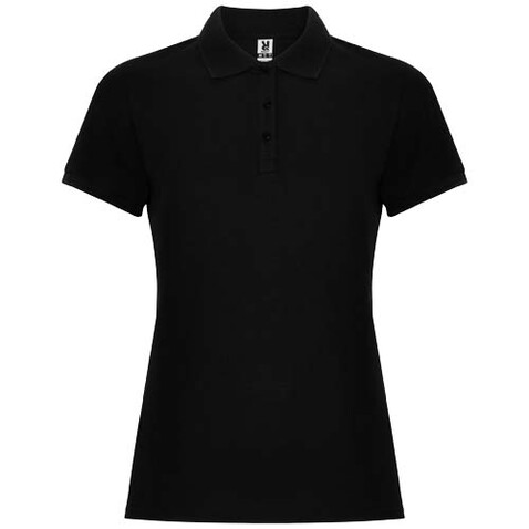 Pegaso Premium Poloshirt für Damen, schwarz bedrucken, Art.-Nr. R66443O6 Pegaso Premium Poloshirt für Damen, schwarz bedrucken, Art.-Nr. R66443O6