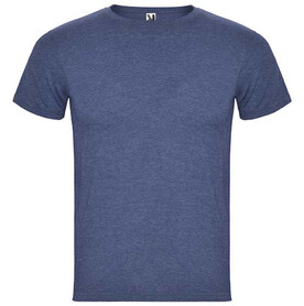 Fox T-Shirt für Herren, Heather Denim Blue bedrucken, Art.-Nr. R66601L1