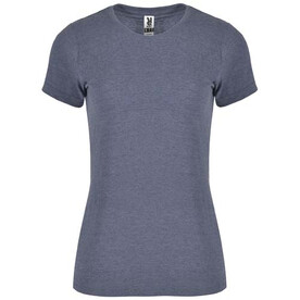 Fox T-Shirt für Damen, Heather Denim Blue bedrucken, Art.-Nr. R66611L1 Fox T-Shirt für Damen, Heather Denim Blue bedrucken, Art.-Nr. R66611L1