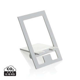 SnapStand faltbarer Telefonständer aus RCS recyceltem ABS weiß bedrucken, Art.-Nr. P301.4103 SnapStand faltbarer Telefonständer aus RCS recyceltem ABS weiß bedrucken, Art.-Nr. P301.4103