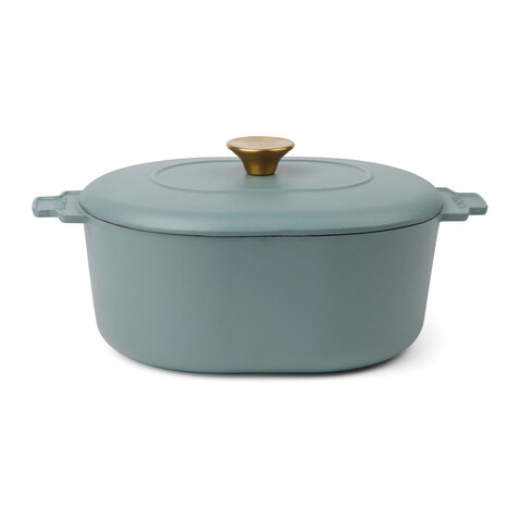 VINGA Monte Heritage Kokotte 4 L blau bedrucken, Art.-Nr. V2615007