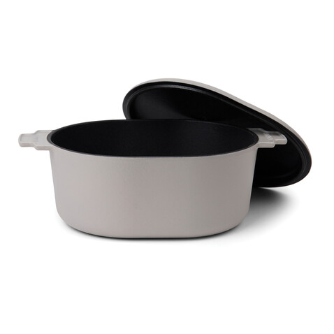 VINGA Monte Heritage Kokotte 4 L grau bedrucken, Art.-Nr. V2615002