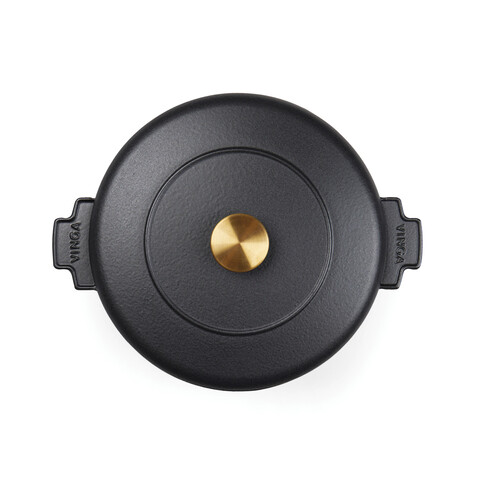 VINGA Monte Heritage Kokotte 5,5 L schwarz bedrucken, Art.-Nr. V2615101 VINGA Monte Heritage Kokotte 5,5 L schwarz bedrucken, Art.-Nr. V2615101