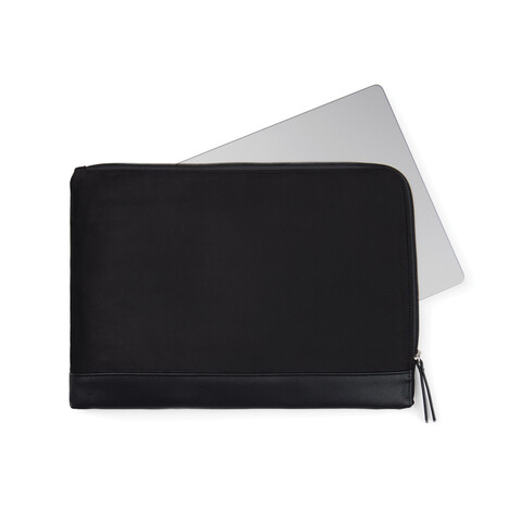 VINGA Marlow 16" Laptop Sleeve aus RCS recyceltem Polyester schwarz bedrucken, Art.-Nr. V7880701 VINGA Marlow 16" Laptop Sleeve aus RCS recyceltem Polyester schwarz bedrucken, Art.-Nr. V7880701