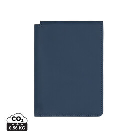 VINGA Baltimore RCS recycelte Polyester-RFID-Reisepasshülle navy blau bedrucken, Art.-Nr. V8200125 VINGA Baltimore RCS recycelte Polyester-RFID-Reisepasshülle navy blau bedrucken, Art.-Nr. V8200125