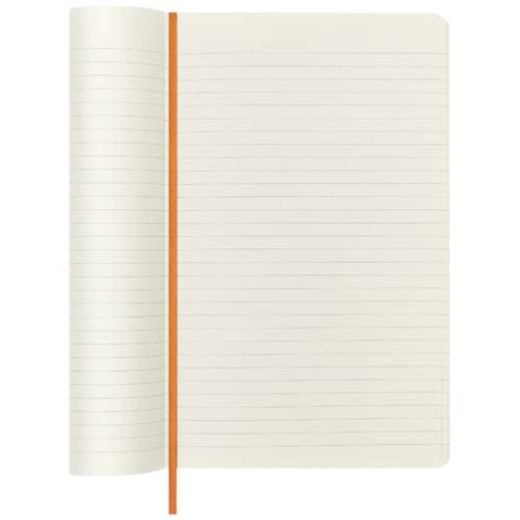 Moleskine 100% VEGEA® Capri Softcover Notizbuch L – liniert, orange bedrucken, Art.-Nr. 10793231