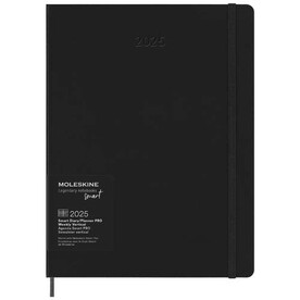 Moleskine 12 Monate Smart Planner Pro XL, schwarz bedrucken, Art.-Nr. 10794290