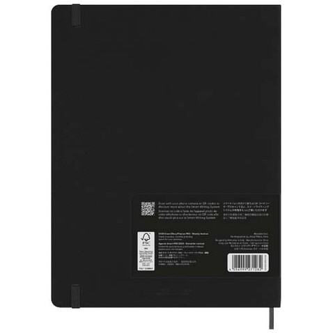 Moleskine 12 Monate Smart Planner Pro XL, schwarz bedrucken, Art.-Nr. 10794290