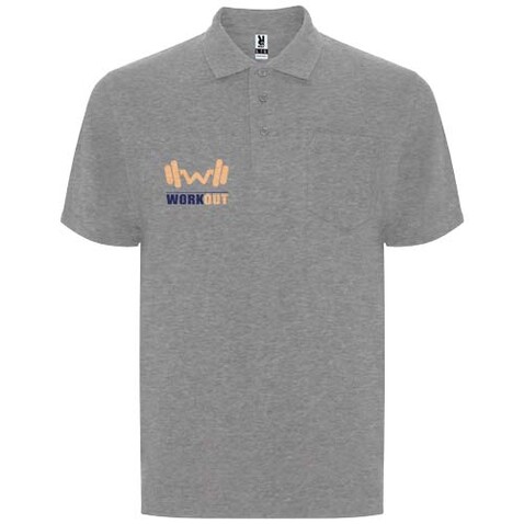 Centauro Premium Poloshirt Unisex, Marl Grey bedrucken, Art.-Nr. R66072U4