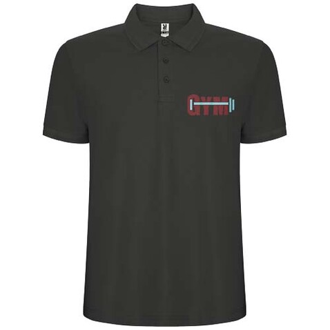 Pegaso Premium Poloshirt für Herren, Dark Lead bedrucken, Art.-Nr. R66094B1
