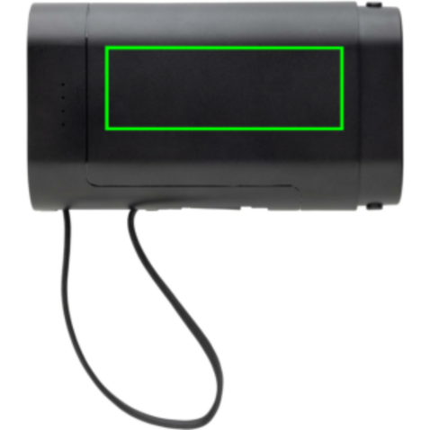 CycleCell 10.000mah Powerbank mit herausnehmbarer Batterie schwarz bedrucken, Art.-Nr. P322.5401