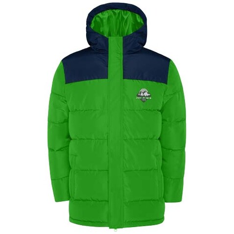 Tallin Steppjacke für Kinder, farngrün, Navy Blue bedrucken, Art.-Nr. K5075C3K