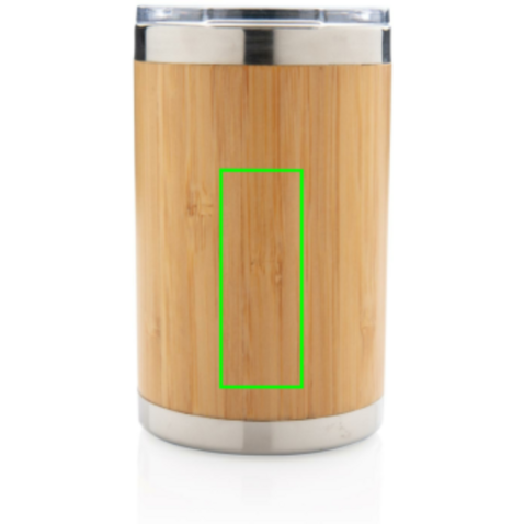 Bambus Coffee-To-Go Becher braun bedrucken, Art.-Nr. P432.339