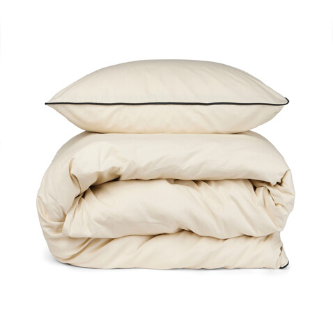VINGA Marston OCS Bio-Baumwoll-Bettwäsche, 4er-Set beige bedrucken, Art.-Nr. V4190013
