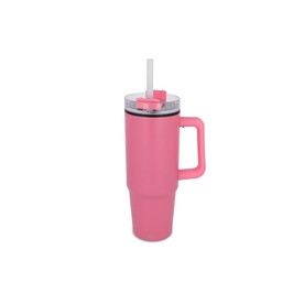 Miami Becher mit Henkel und Strohhalm 800ml - Rosa bedrucken, Art.-Nr. LT57004-N0076 Miami Becher mit Henkel und Strohhalm 800ml - Rosa bedrucken, Art.-Nr. LT57004-N0076