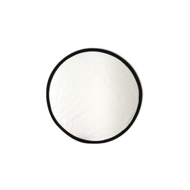 R-PET Faltbare Sublim Wurfscheibe - Weiss bedrucken, Art.-Nr. LT90512-N0001