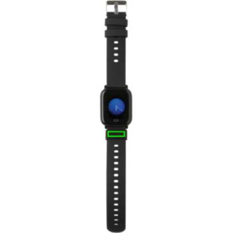 Fit Watch aus RCS recyceltem TPU schwarz bedrucken, Art.-Nr. P330.891