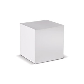 Notizwürfel 10x10x10cm - Weiss bedrucken, Art.-Nr. LT91705-N0001
