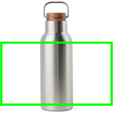 VINGA Ciro RCS recycelte Vakuumflasche 580ml Stahl bedrucken, Art.-Nr. V430022