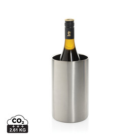 Vino Weinkühler aus RCS-zertifiziert recyc. Stainless-Steel silber bedrucken, Art.-Nr. P915.0202 Vino Weinkühler aus RCS-zertifiziert recyc. Stainless-Steel silber bedrucken, Art.-Nr. P915.0202