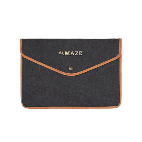 VINGA Bosler 16" Laptop-Tasche aus GRS recyceltem Canvas schwarz bedrucken, Art.-Nr. V7880401 VINGA Bosler 16" Laptop-Tasche aus GRS recyceltem Canvas schwarz bedrucken, Art.-Nr. V7880401