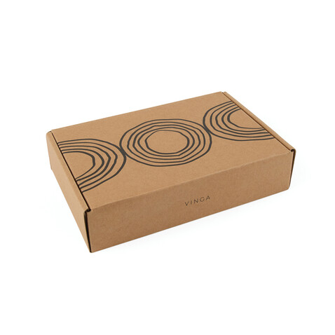 VINGA Minton Wärmekissen aus RCS recyceltem PET beige bedrucken, Art.-Nr. V4990419