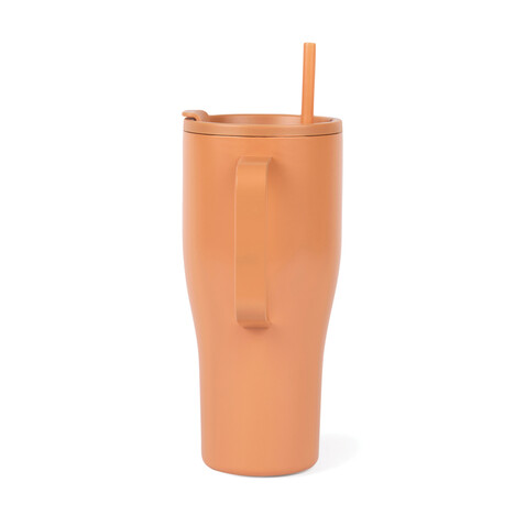 VINGA Eos Voyager 800ml Flasche aus RCS rec. Stainless-Steel orange, orange bedrucken, Art.-Nr. V4320408 VINGA Eos Voyager 800ml Flasche aus RCS rec. Stainless-Steel orange, orange bedrucken, Art.-Nr. V4320408