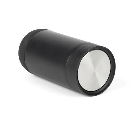 VINGA Erie 350ml Becher aus RCS rec. Stainless-Steel schwarz, schwarz bedrucken, Art.-Nr. V4321001