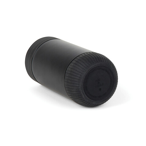 VINGA Erie 350ml Becher aus RCS rec. Stainless-Steel schwarz, schwarz bedrucken, Art.-Nr. V4321001