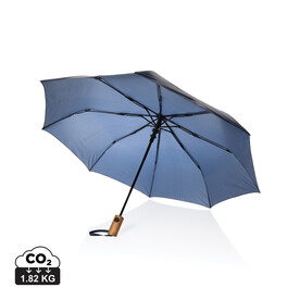 Kaycey 21“ Auto-Open Mini-Regenschirm aus AWARE™ rPET navy blau bedrucken, Art.-Nr. P850.7025 Kaycey 21“ Auto-Open Mini-Regenschirm aus AWARE™ rPET navy blau bedrucken, Art.-Nr. P850.7025
