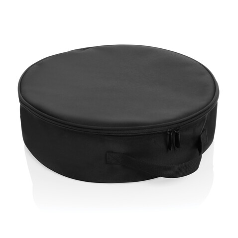 Volty Aware™ RPET EV-Kabeltasche schwarz bedrucken, Art.-Nr. P239.6601