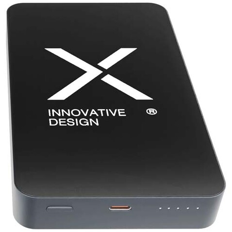 SCX.design P24 15W 10.000 mAh MagSafe Powerbank, schwarz bedrucken, Art.-Nr. 1PX17590