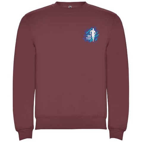 Clasica Sweatshirt mit Rundhalsausschnitt Unisex, Berry Red bedrucken, Art.-Nr. R10708U5
