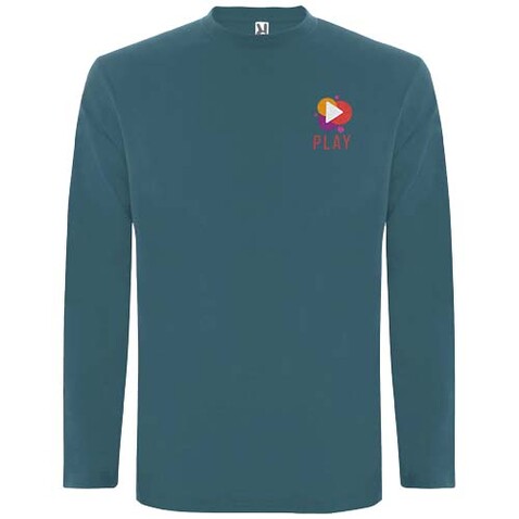 Extreme Langarmshirt für Herren, Storm blue bedrucken, Art.-Nr. R12178V4