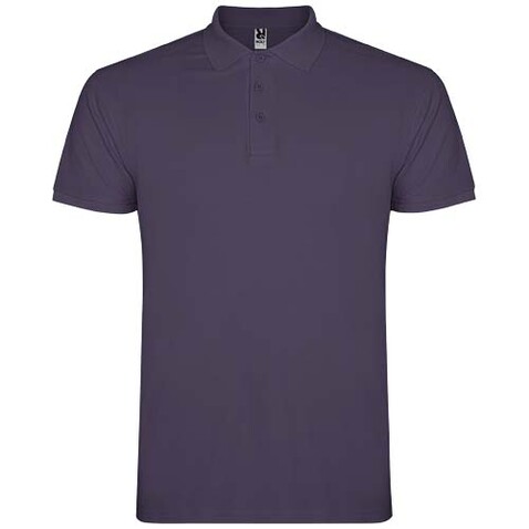 Star Poloshirt für Herren, fliederfarben bedrucken, Art.-Nr. R66382W5 Star Poloshirt für Herren, fliederfarben bedrucken, Art.-Nr. R66382W5