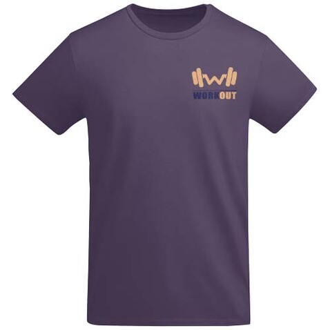 Breda T-Shirt aus Bio-Baumwolle für Herren, fliederfarben bedrucken, Art.-Nr. R66982W6